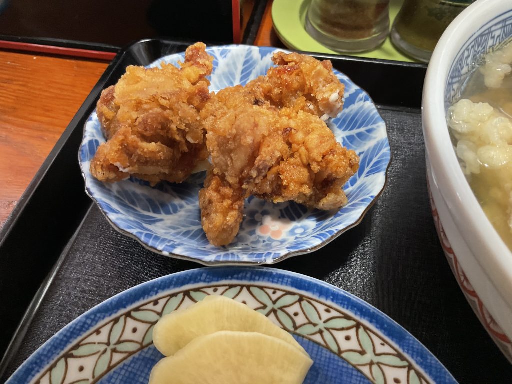 けんちゃんうどん　唐揚げ